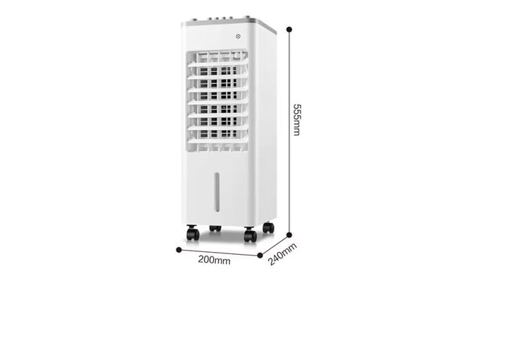 Electrics R Us 6L Portable Air Cooler with 2 Ice Boxes Remote Control