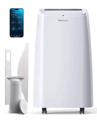 Pro Breeze 12,000 BTU Portable Air Conditioner Smart WiFi